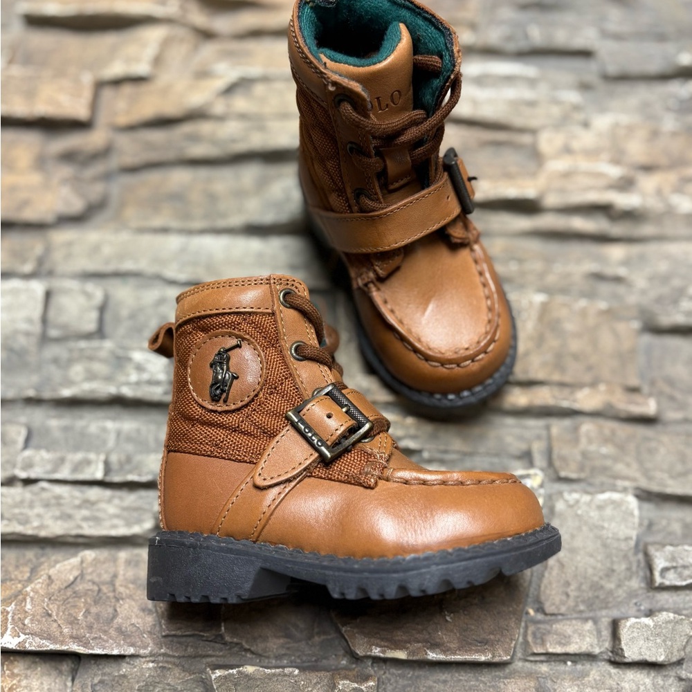 Polo Ralph Lauren Toddler Boys Ranger Boot Sz 5 Classic Preppy Quilted